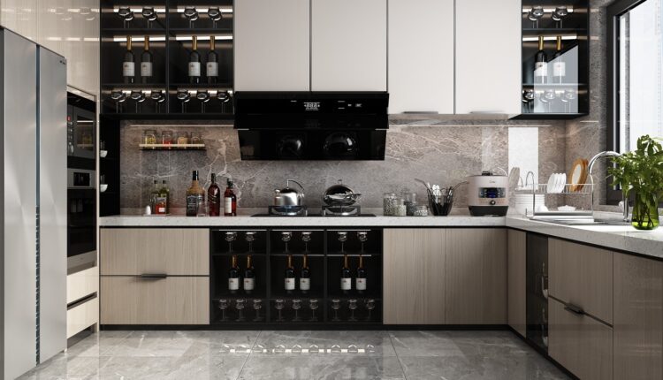 9691. Download Free 3D Kitchen Model By Huy Hieu Lee