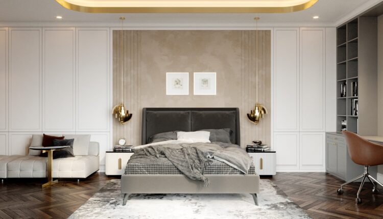9701. Download Free 3D Interior Bedroom Model By Lee Nguyen