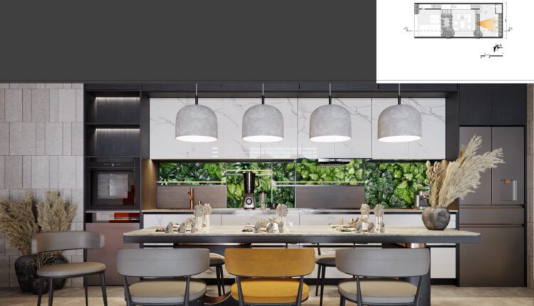 9708. Download Free 3D Kitchen Model By Sai nam
