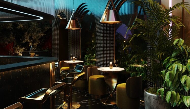 9710. 3D Interior Bar Restaurant Model Download by Chun’s Nguyen