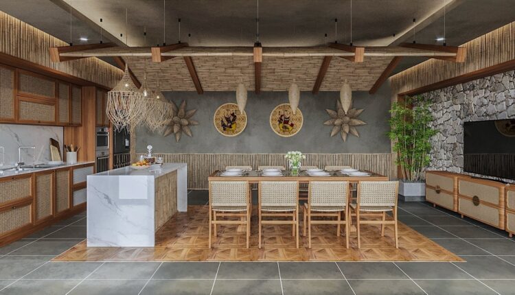 9726. Download Free 3D Kitchen Interior Model By Thinh Cu