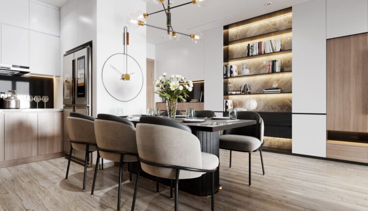 9731. 3D Apartment Interior Model Download by Tran Long