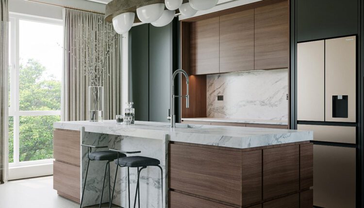 9733. Download Free 3D Kitchen Interior Model by Tu Nhat