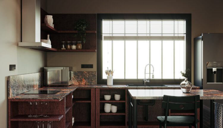9733. Download Free 3D Kitchen Interior Model by Tu Nhat