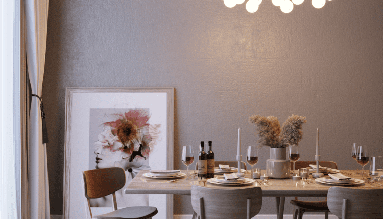9738. 3D Dining Room Interior Model Download by Thai An Ngoc (1)