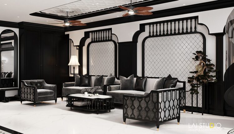 9745. Download Free 3D Indochine House Interior Model by Lai Phap