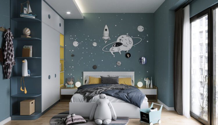9756. 3D Children Room Interior Model Download by Son Tung