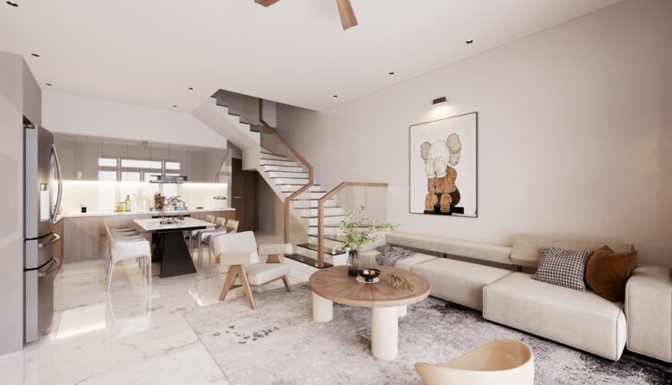 9762. 3D Apartment Interior Model Download by Tran Long