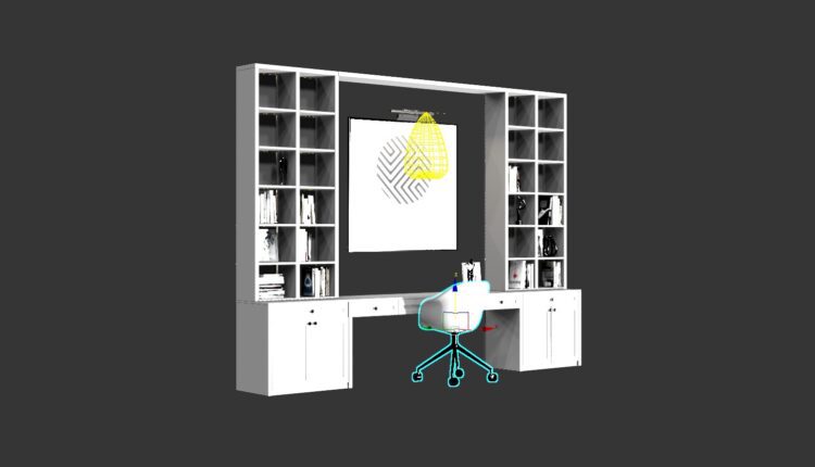 9777. 3D Table Work Model For Free Download by Lee Nguyen