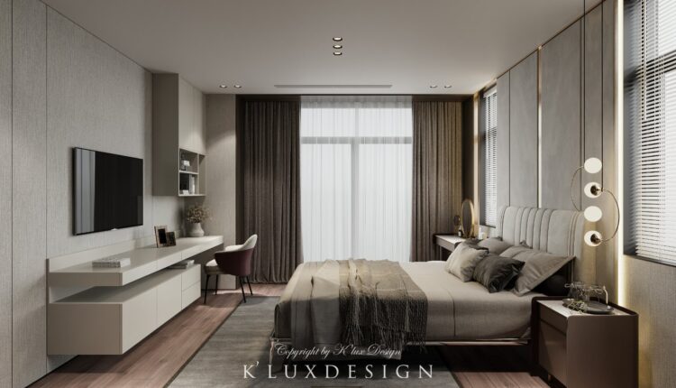 9874. 3D Bedroom Interior Model Download by Trung Kien Kts