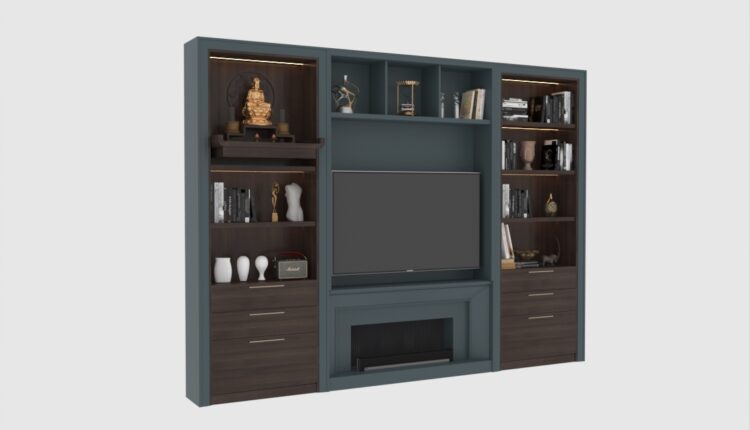 9884. Free 3D TV Cabinet Model Download by Bao Yen