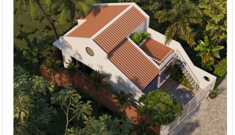 9914. Free 3D House Exterior Model Download by Cao Ngoc Cuong