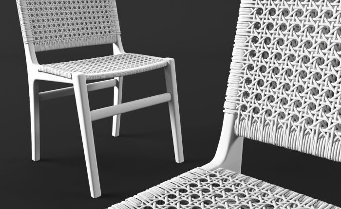 Download Free 3D Rattan chair 1 Model By Nguyen Minh Khoa