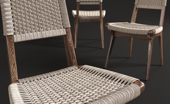 Download Free 3D Rian Low Back Chair Model By Nguyen Minh Khoa