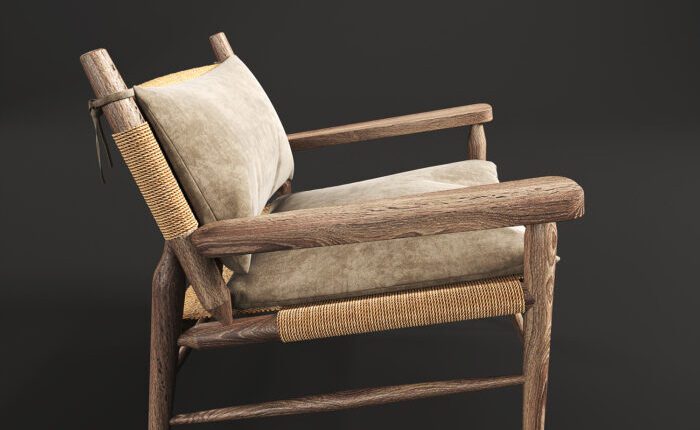 Download Free 3D Rope Chair Model By Nguyen Minh Khoa