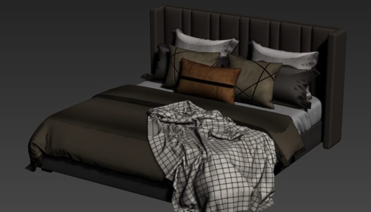 10013. Download Free Bed Model by Huy Hieu Lee