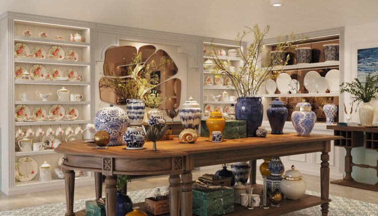 10038. 3D Ceramic Shop Interior Model Download by Hong Nhung