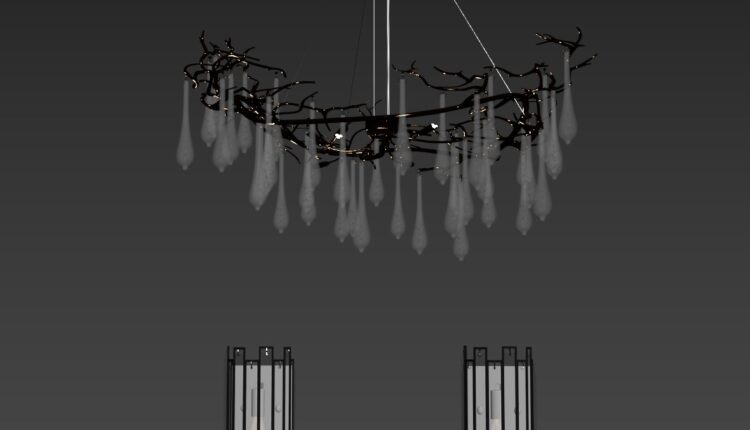 10129. Download Free Ceiling Light Model by Pham Dung
