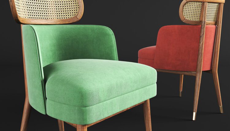 Download Free 3D Dining Chair Carter Model By Nguyen Minh Khoa