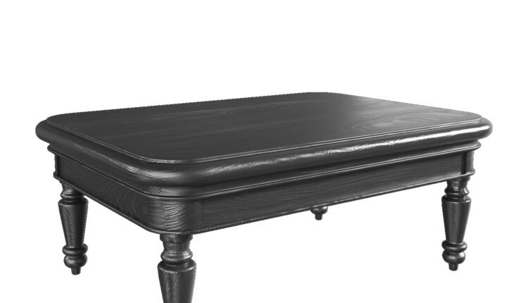 Download Free 3D Indochine Table Model By Nguyen Minh Khoa