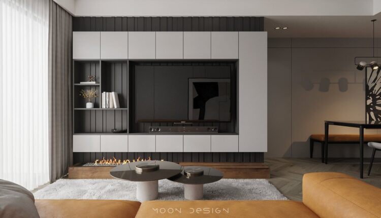 10285. 3D Living Room Interior Model Download by Dao Phuong