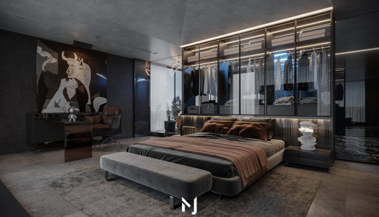 10298. 3D Master Bedroom Interior Model Download by Bui Thanh Tung