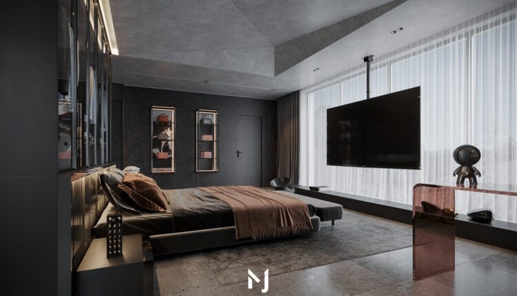 10298. 3D Master Bedroom Interior Model Download by Bui Thanh Tung