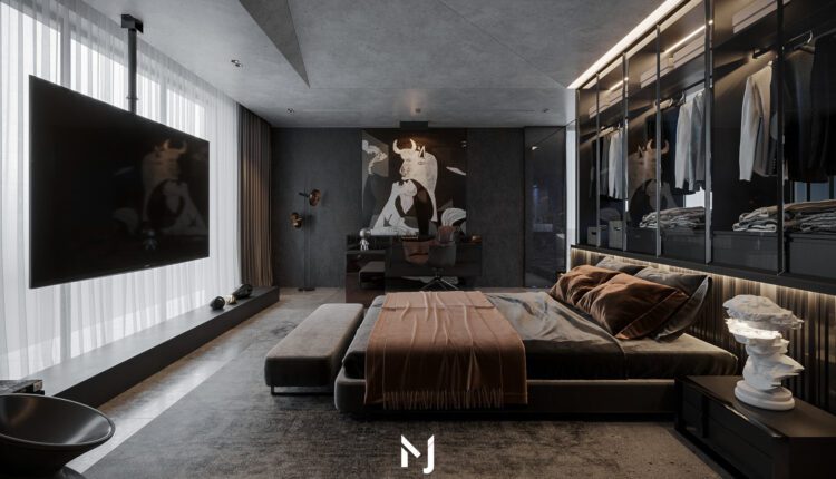 10298. 3D Master Bedroom Interior Model Download by Bui Thanh Tung