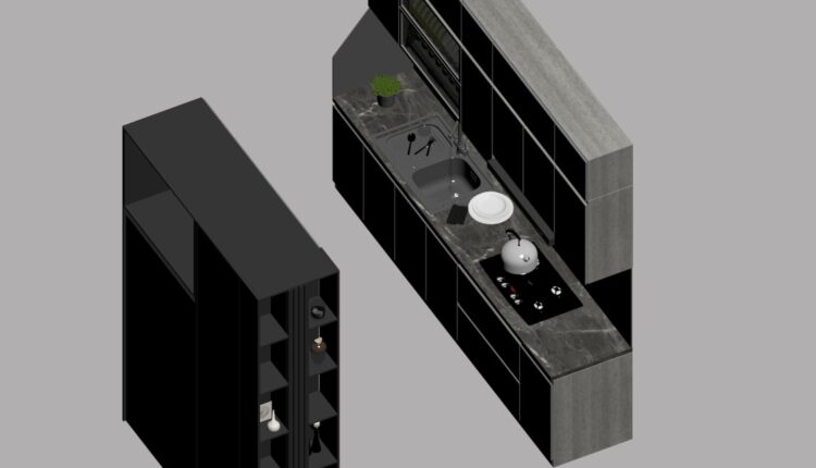 10342. Download Free Kitchen Model By Tuan An (2)
