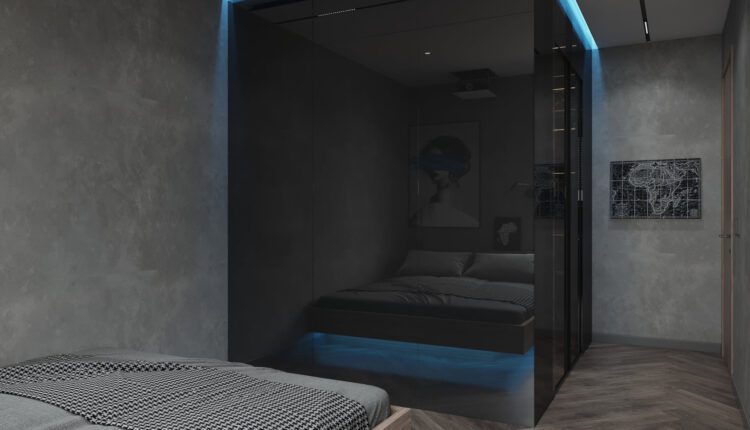 10397. 3D BedRoom Interior Model Download By Hung Le