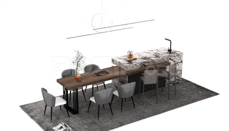10532.-Download-Free-Dining-Table-And-Chair-Model-By-Huy-hieu-Lee-scaled