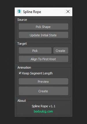 Script For 3dsmax Spline Rope by Bodyulcg (1)