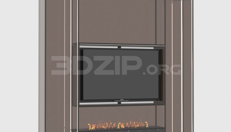 10595.-Download-Free-TV-Cabinet-Model-By-Nguyen-Ngoc-Tung