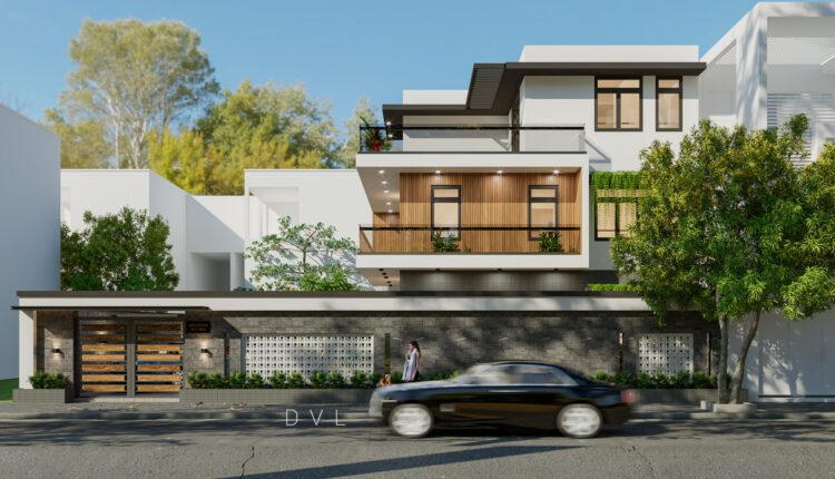 10588. Free 3D Villa Exterior Model Download by Vu Long
