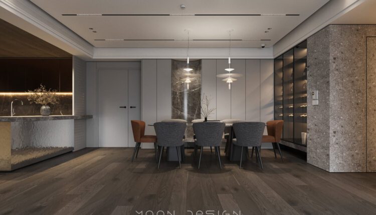 10897. 3D Living Room – Kitchen Interior Model Download By Nguyen Ha