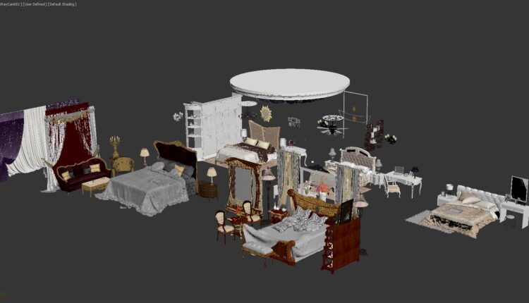 11178. 3D Furniture NEOCLASSICAL Model Download by Duc Hai