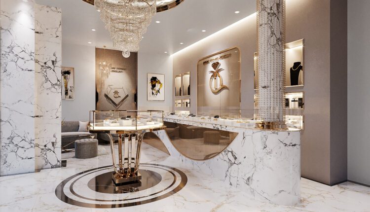 12096. Free 3D Diamond Store Interior Model Download By Vu Huy Hien