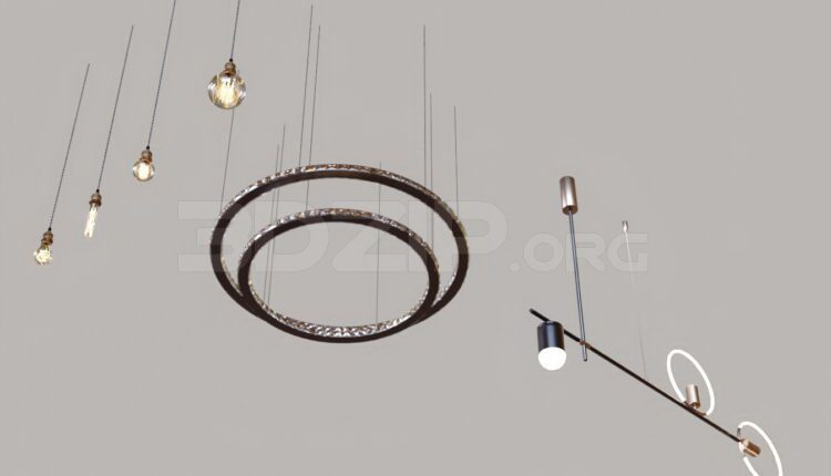 12158. Download Free Ceiling Light Model By Hoang Nguyen