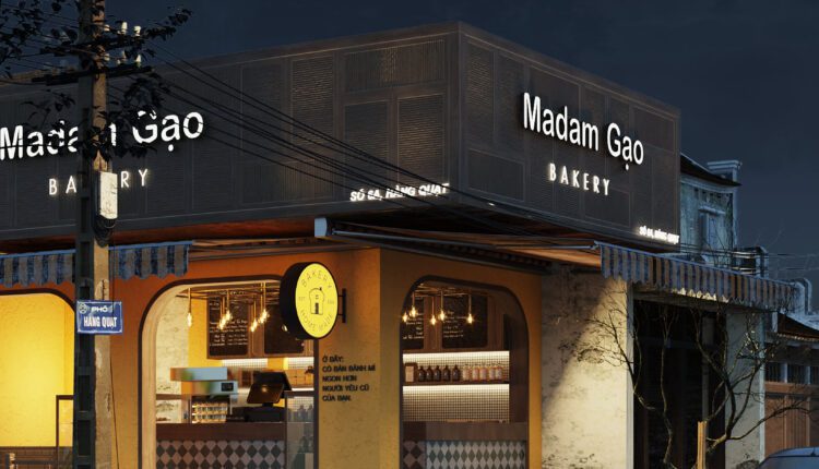 12160. Download Free 3D Bakery Shop Exterior Model by Pv Tung