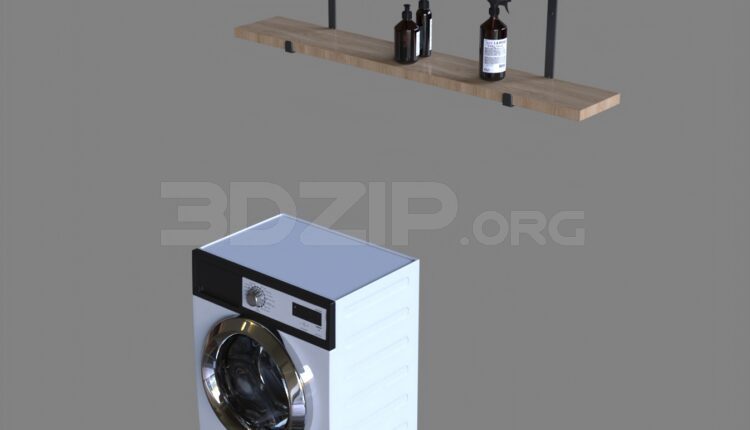 12212. Download Free Washing Machine Model By Phuong Tran