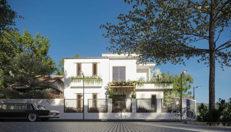 12312. 3D House Exterior Model Download By Huy