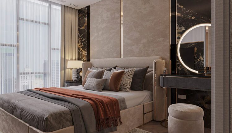 12361. Free 3D Bedroom Interior Model Download By Tuan An