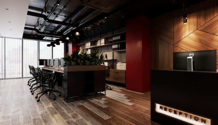 10936. 3D Model Office Room Interior File 3dsmax By Duong Bui