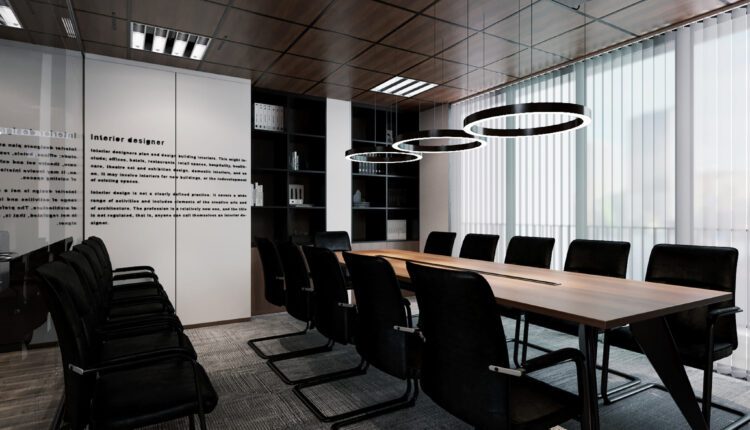 10936. 3D Model Office Room Interior File 3dsmax By Duong Bui