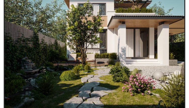 11181. 3D Model Exterior Villa File 3dsmax By Tan Nguyen