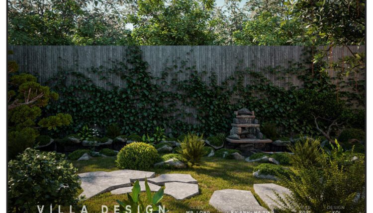 11181. 3D Model Exterior Villa File 3dsmax By Tan Nguyen