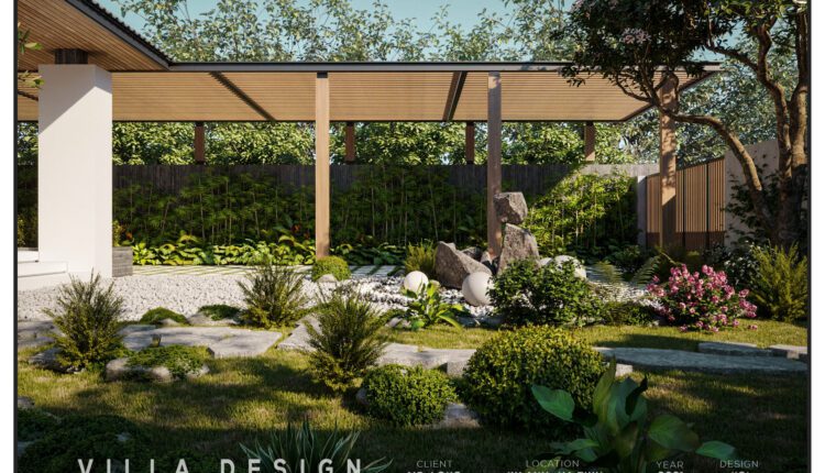11181. 3D Model Exterior Villa File 3dsmax By Tan Nguyen