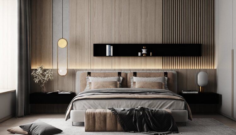12374. 3D Bedroom Interior Model Download By Huy Hieu Lee