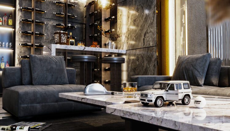 12383. Download Free 3D Living Room Interior Model by Cong Bang