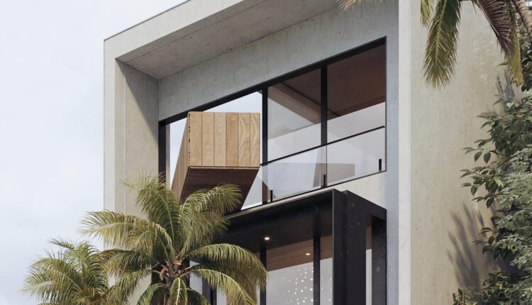 12407. 3D Villa Exterior Model Download By Nguyen Hanh Nhi